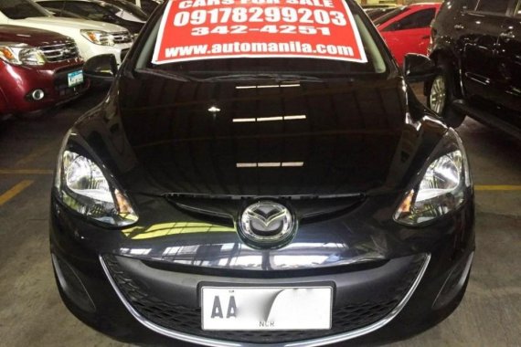Mazda 2 2015 Gasoline Manual Black for sale 