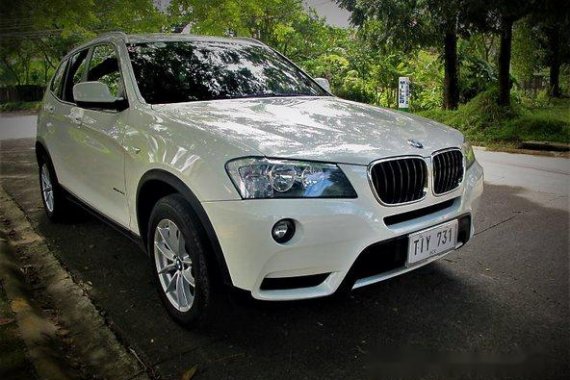 BMW X3 2012 WHITE FOR SALE