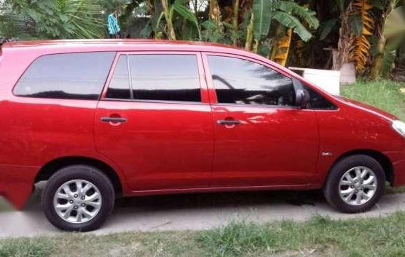 Toyota Innova 2011 Model E Manual Red For Sale 