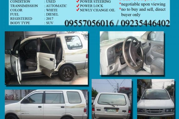 ISUZU CROSSWIND XTO 2001