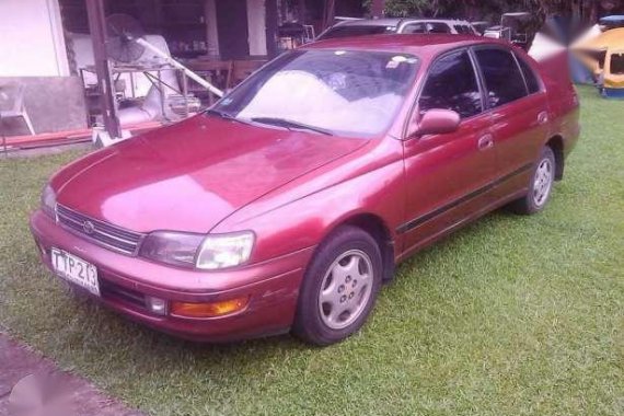 1994 Toyota Corona Exsior MT Red For Sale 