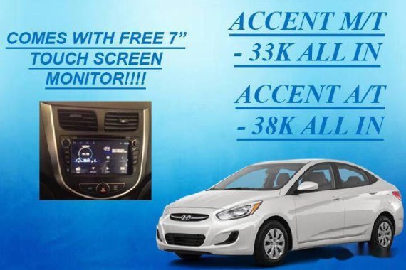 Hyundai Accent 2017 Gasoline Manual Black for sale 