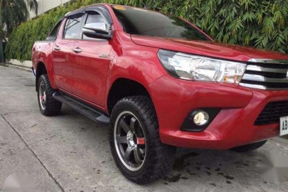 2015 Toyota Hilux 2.4G 4x2 AT Red For Sale 