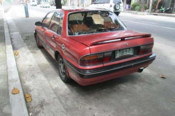 MItsubishi Galant 1990 red for sale 