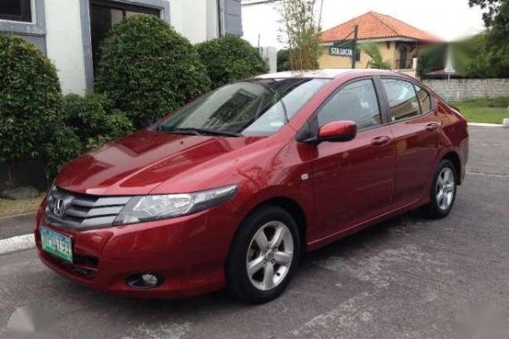 2009 Honda City 1.3 AT Red Sedan For Sale 