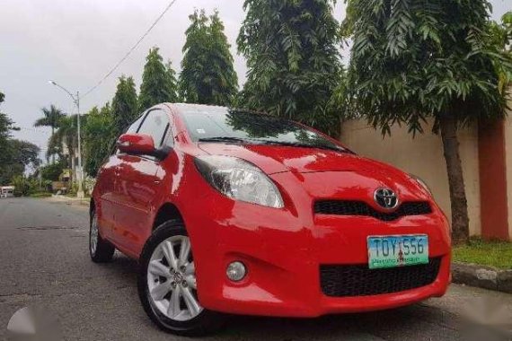 2012 Toyota Yaris 15 Red for sale