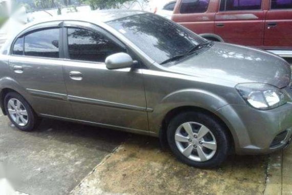 Kia Rio EX Automatic 2010 Gray For Sale 