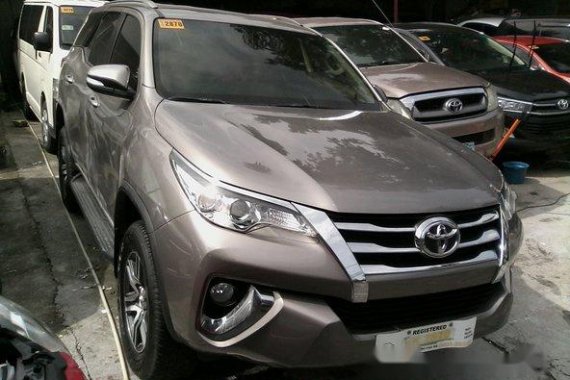 Well-kept Toyota Fortuner G 2017 for sale 