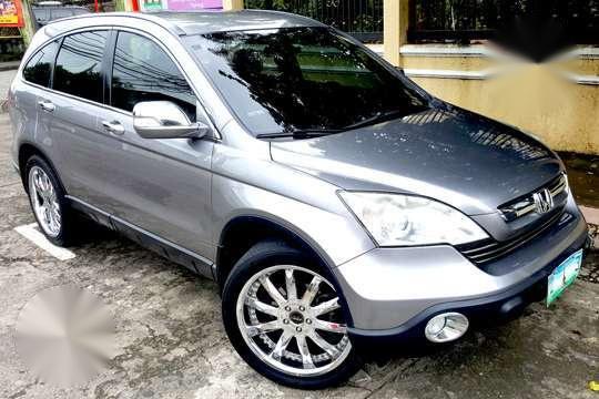 2009 Honda CRV AT 4x4 silver for sale 