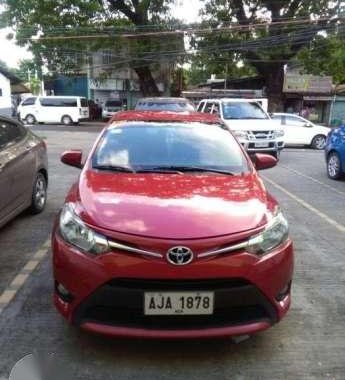 Toyota Vios E Matic 2015 Red Sedan For Sale 