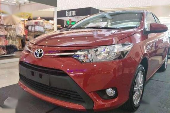 New 2018 Toyota Vios E AT Red Sedan For Sale 