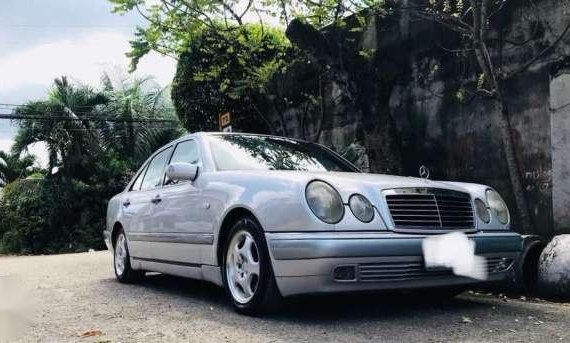 Mercedes Benz E-class 1998 AT Silver For Sale 