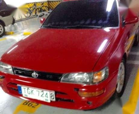 Toyota Corolla Bigbody Gli 1993 1.6 MT Red For Sale 
