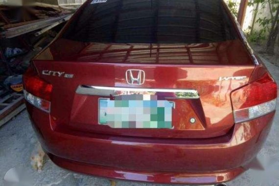 2010 Honda City E sedan red for sale 