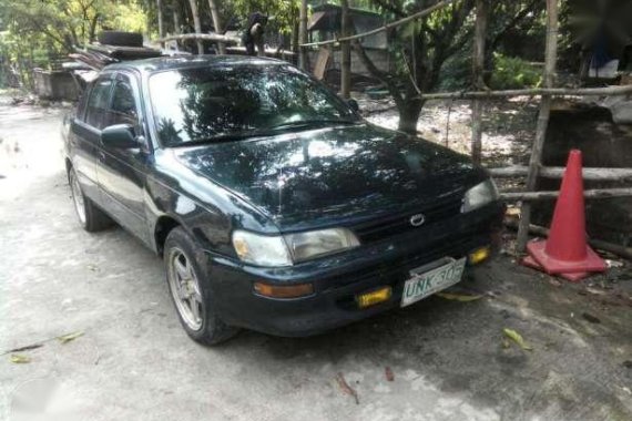 Toyota Corolla 1996 Manual Green For Sale 
