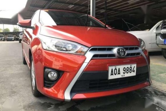 2014 Toyota Yaris 1.5 G VVTi AT Red For Sale 