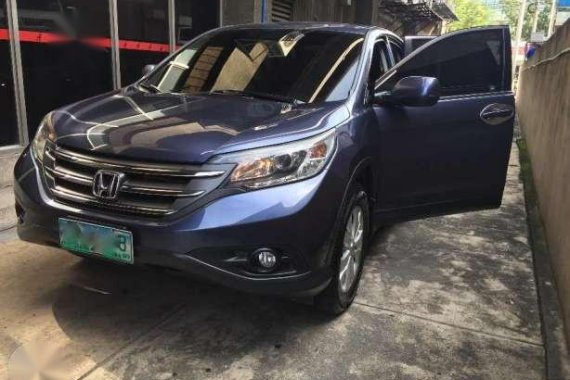 Fresh 2012 Honda Crv 4x2 AT Blue For Sale 