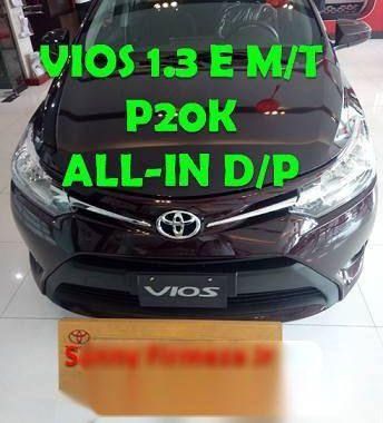 VIOS MT 1.3 E 20K D/P for sale 