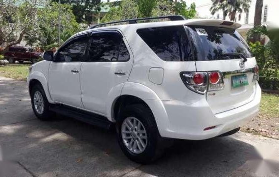 Toyota Fortuner G 2012 2.5 MT White For Sale 