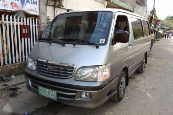2000 Toyota Grandia van diesel for sale 