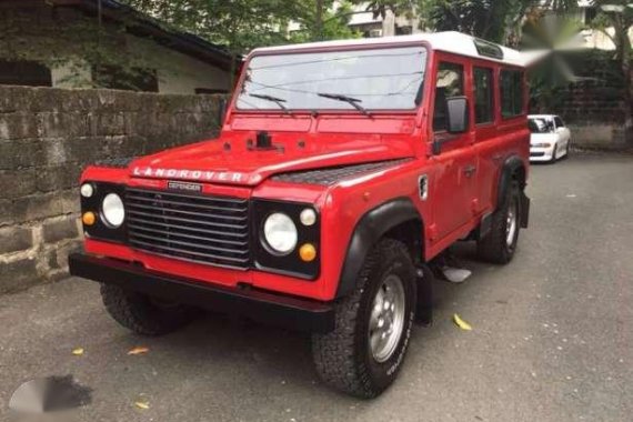 Land Rover Defender 110 200 TDI 4x4 Red For Sale 