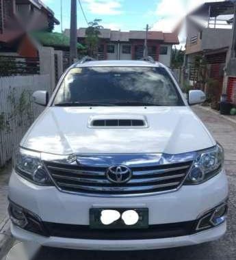 2014 Toyota Fortuner G Automatic 4x2 White For Sale 