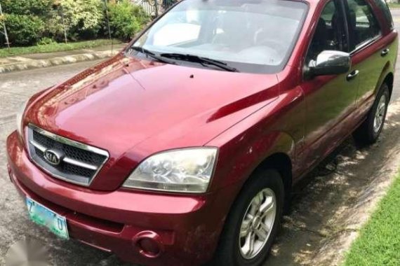 Kia Sorento 2.5L LX DSL CRDI MT 2005 Red For Sale 