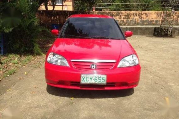 Honda Civic Dimension Vtec3 2002 MT Red For Sale 