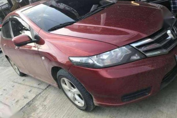 2012 Honda City Automatic Red Sedan For Sale 