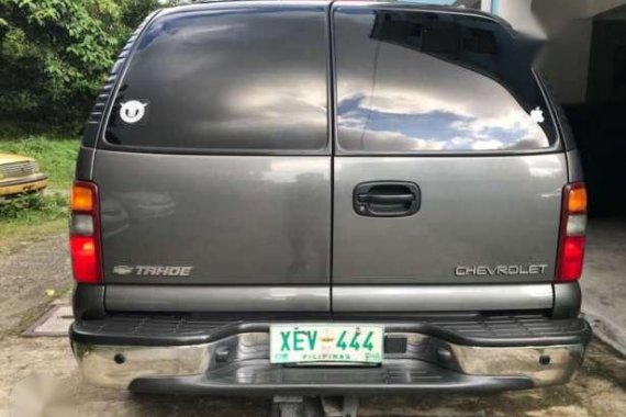 Chevrolet Tahoe 2002 4.8 AT Gray For Sale 