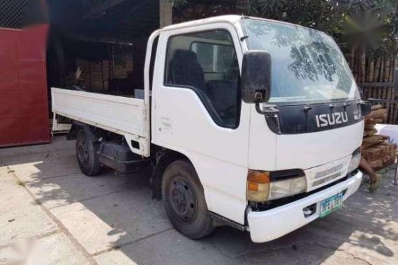 Izuzu Elf Single Tire 4x4 4JG2 MT White For Sale 