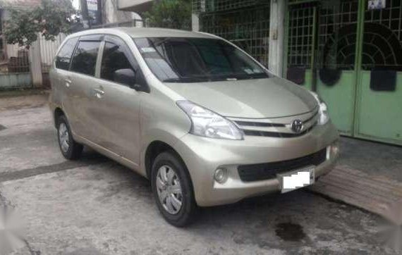 Toyota Avanza J SUV 2014 Beige car for sale