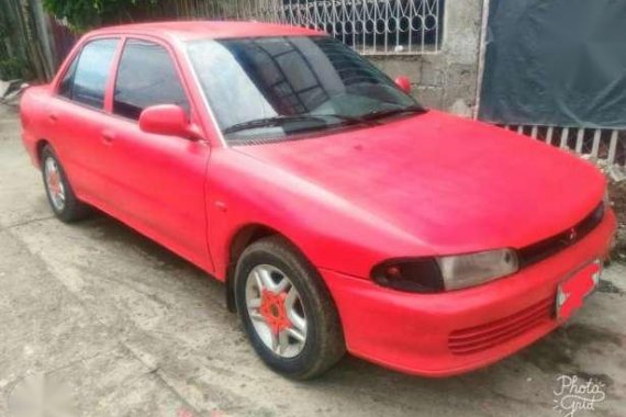 Mitsubishi Lancer 1993 model red for sale 