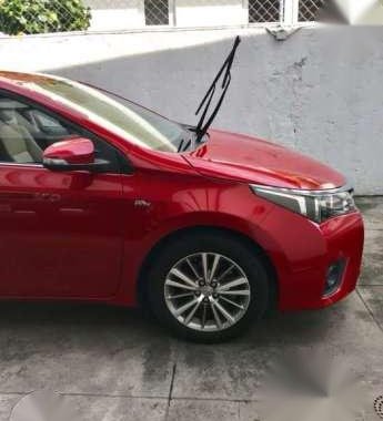 2014 Toyota Corolla Altis V 1.6 AT Red For Sale 