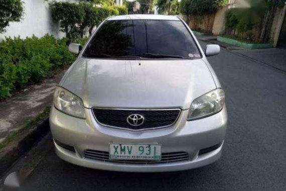 Toyota Vios 1.3 E 2004 MT Silver For Sale 