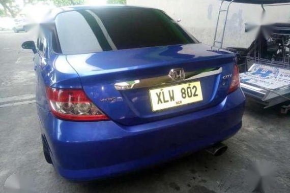 Honda City Vtec 2004 1.4 AT Blue For Sale 