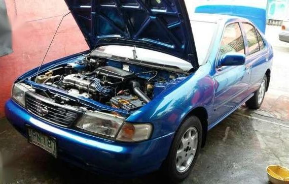 1997 Nissan Sentra 1.4 MT Blue Sedan For Sale 