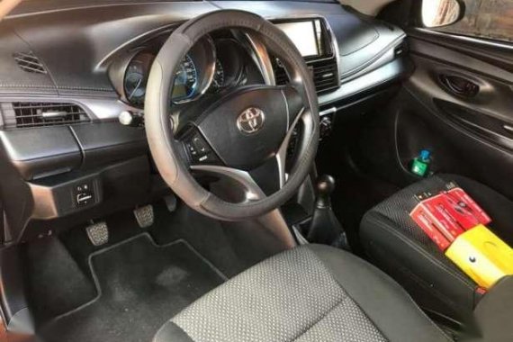 Toyota Vios E 2016 MT Brown Sedan For Sale 