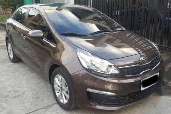 2015 Kia Rio EX Manual Brown For Sale 