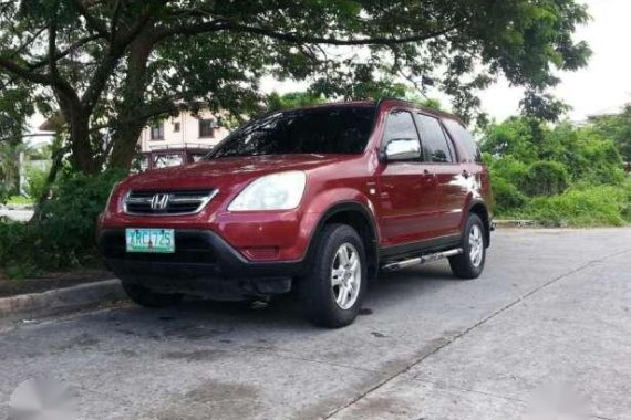 Honda CRV 2004 Gen 2 AT Red SUV For Sale 