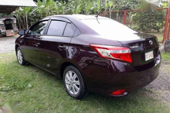 2017 Toyota Vios E Variant AT Maroon For Sale 