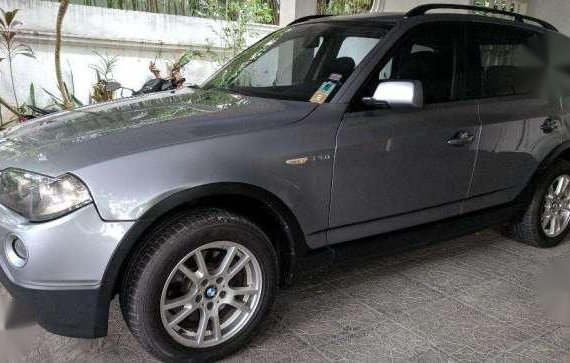 BMW X3 Crossover 2007 MT Grey For Sale 