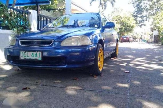Honda Civic LXI 1996 Manual Blue Sedan For Sale 