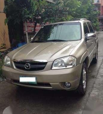 Mazda Tribute 2004 AT Beige SUV For Sale 