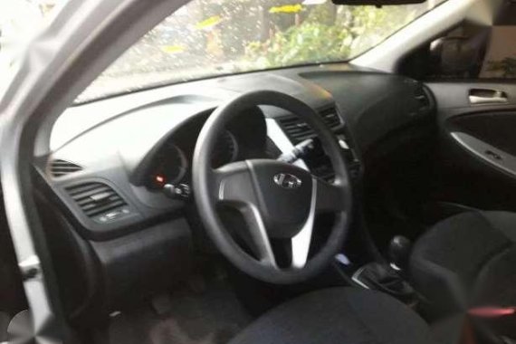2016 Hyundai Accent Manual Silver For Sale 