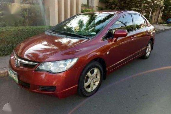 Honda Civic 2008 1.8V i-VTEC FD Red For Sale 