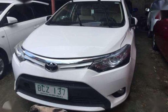 Toyota Yaris 2015 White 1.3 E Sedan For Sale 