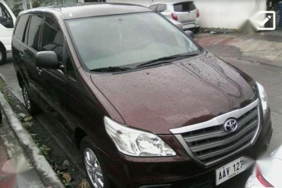 Very Good Condition 2014 Toyota Innova E For Sale