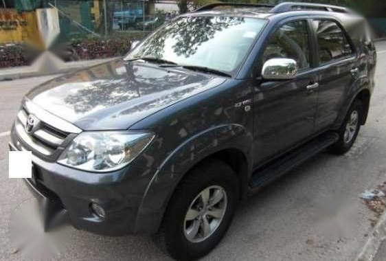 Toyota Fortuner G 2008 AT Gray SUV For Sale 