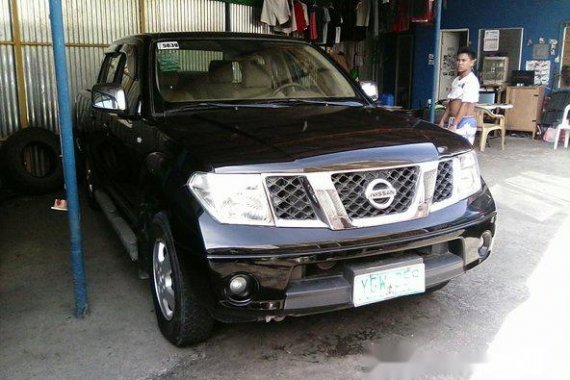 Nissan Frontier Navara 2008 BLACK FOR SALE 